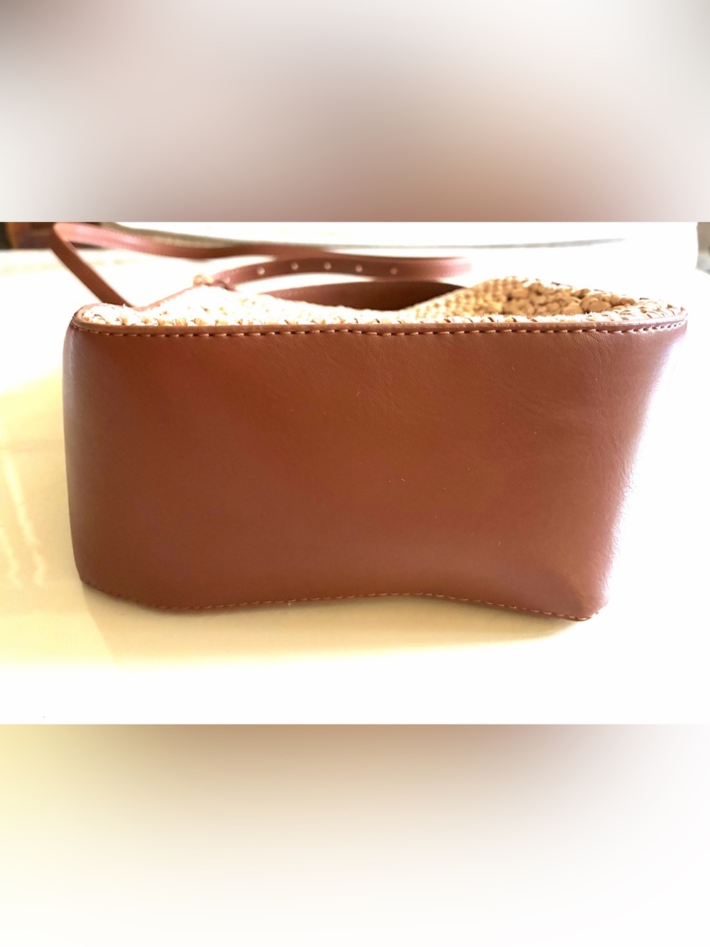 J.Crew Factory Popular Woven crossbody mini tote bag. NWT. - Picture 7 of 15